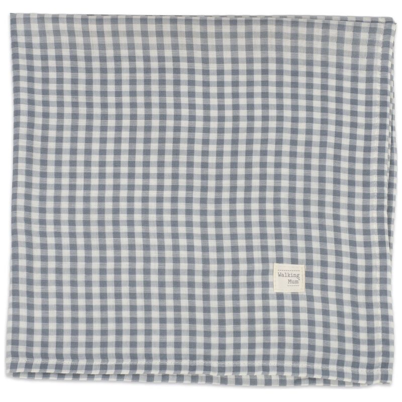 Lange Praliné Vichy Matcha (120x120 cm) Walking Mum Produit 3